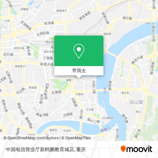 中国电信营业厅新鸥鹏教育城店地图