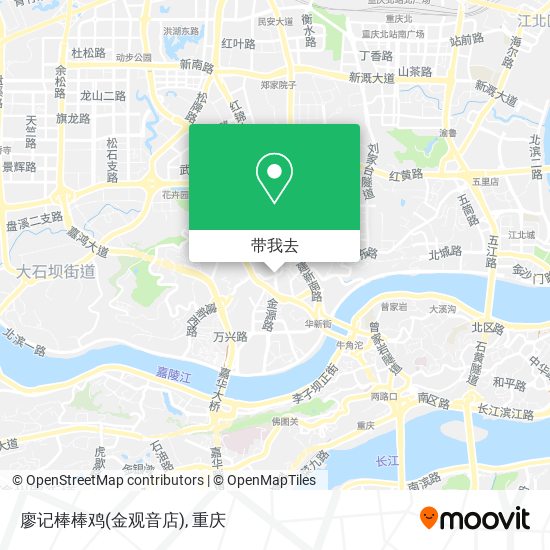 廖记棒棒鸡(金观音店)地图