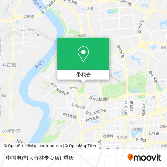 中国电信(大竹林专卖店)地图
