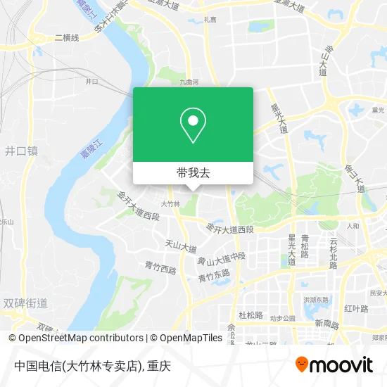 中国电信(大竹林专卖店)地图