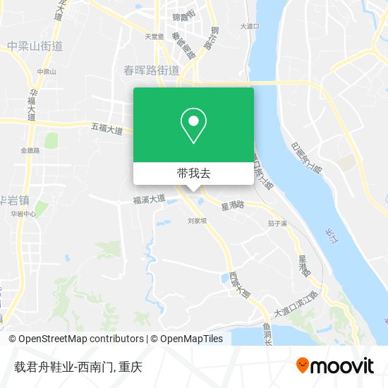 载君舟鞋业-西南门地图