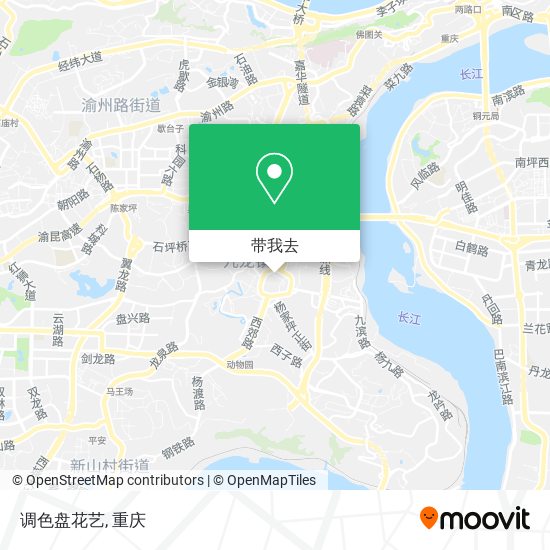 调色盘花艺地图