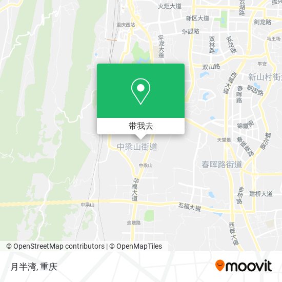 月半湾地图