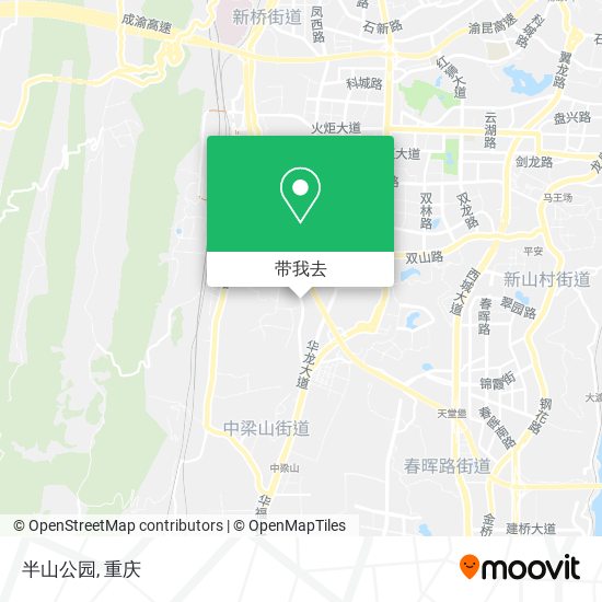 半山公园地图