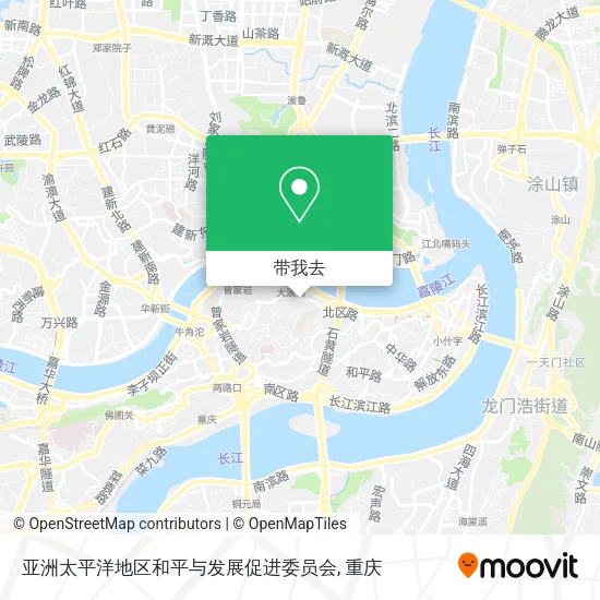 亚洲太平洋地区和平与发展促进委员会地图