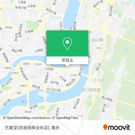 艺聚堂(洪崖洞商业街店)地图