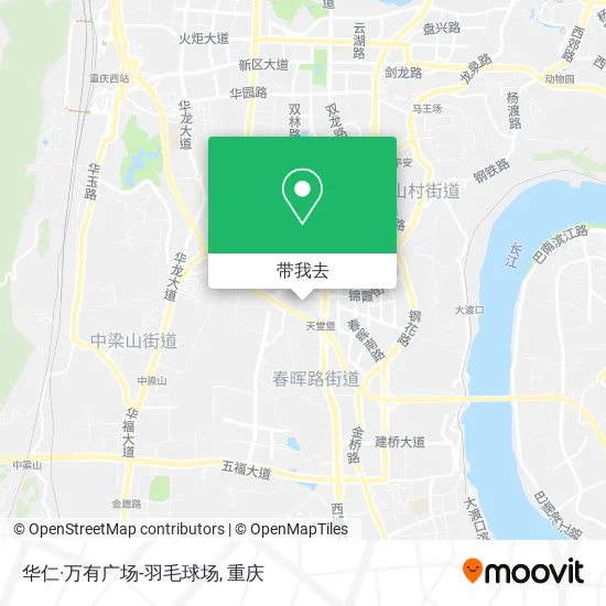 华仁·万有广场-羽毛球场地图