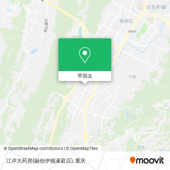 江岸大药房(融创伊顿濠庭店)地图