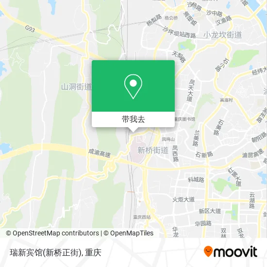 瑞新宾馆(新桥正街)地图