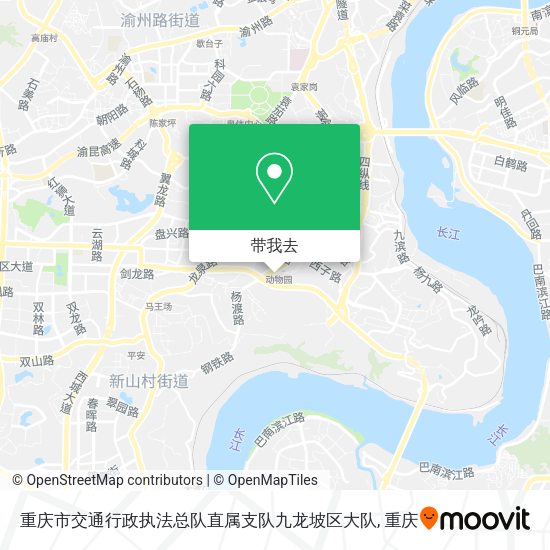 重庆市交通行政执法总队直属支队九龙坡区大队地图