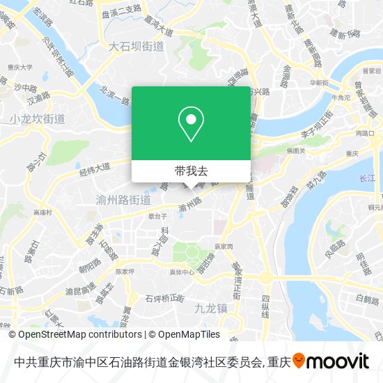 中共重庆市渝中区石油路街道金银湾社区委员会地图