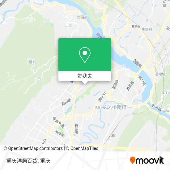 重庆洋腾百货地图