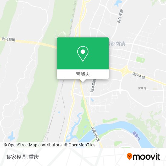 蔡家模具地图