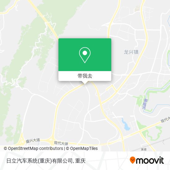 日立汽车系统(重庆)有限公司地图