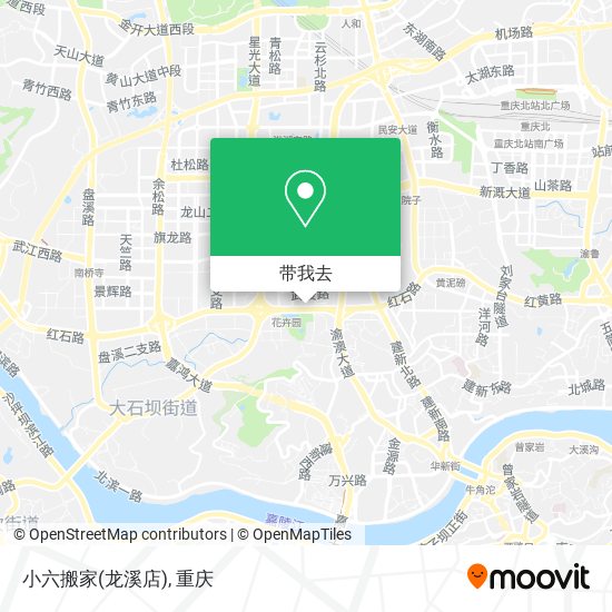 小六搬家(龙溪店)地图