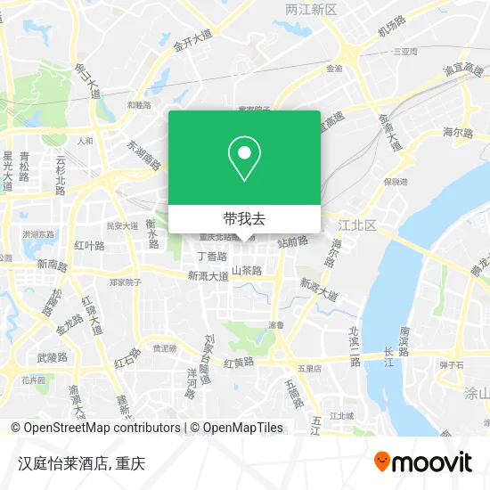 汉庭怡莱酒店地图