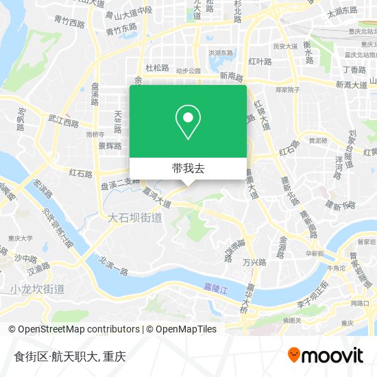 食街区·航天职大地图