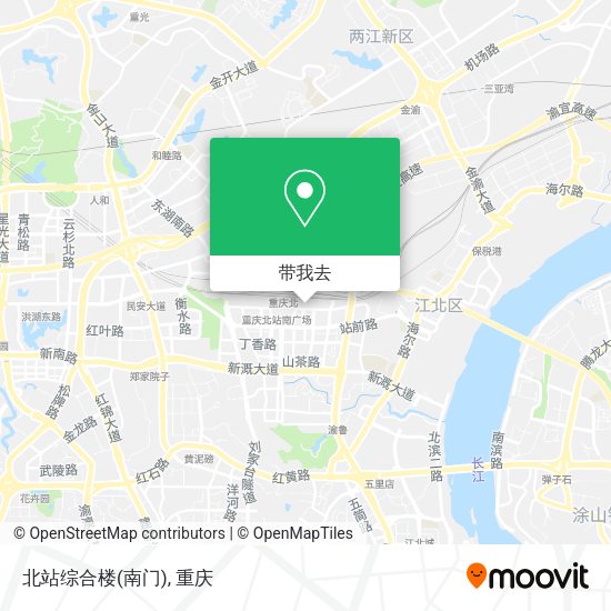 北站综合楼(南门)地图