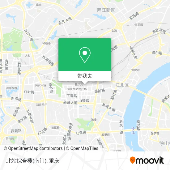 北站综合楼(南门)地图