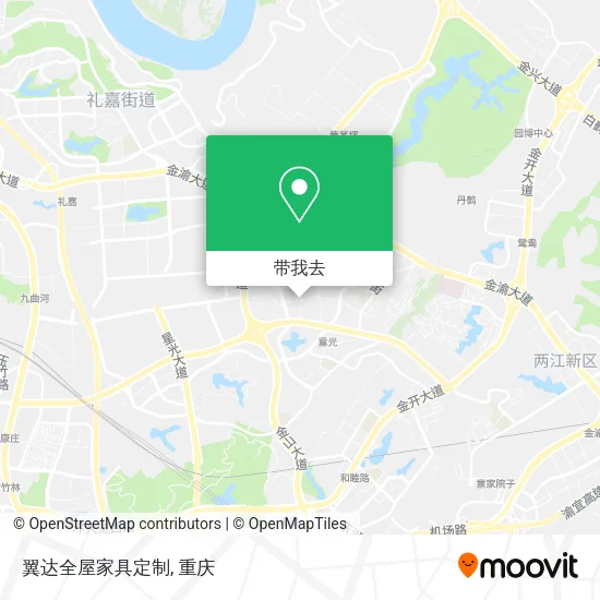 翼达全屋家具定制地图