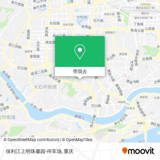 保利江上明珠馨园-停车场地图