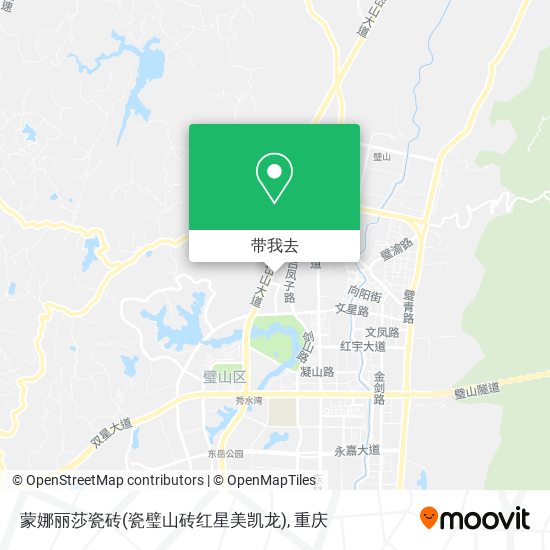 蒙娜丽莎瓷砖(瓷璧山砖红星美凯龙)地图