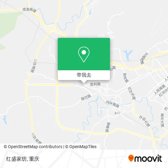 红盛家纺地图