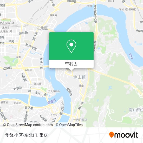 华隆小区-东北门地图
