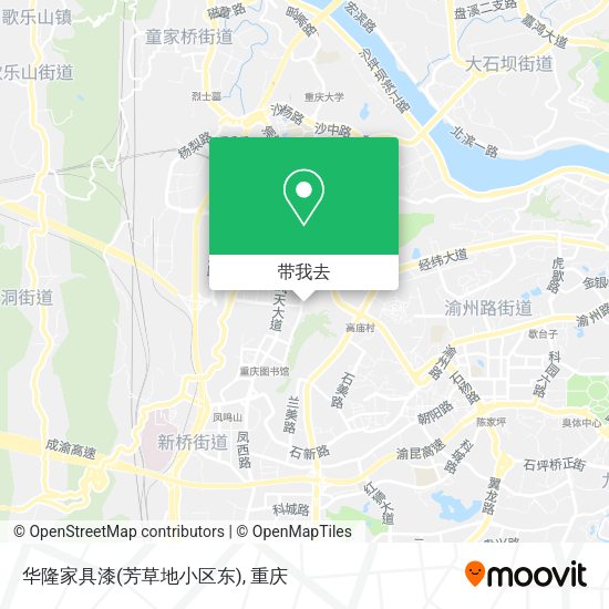 华隆家具漆(芳草地小区东)地图