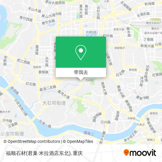 福顺石材(君巢·米拉酒店东北)地图