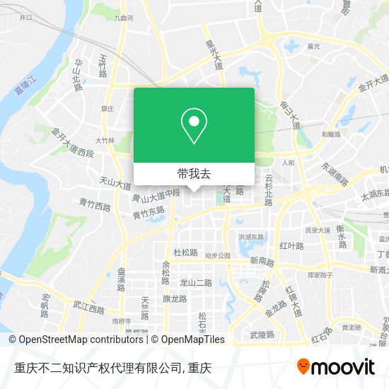 重庆不二知识产权代理有限公司地图