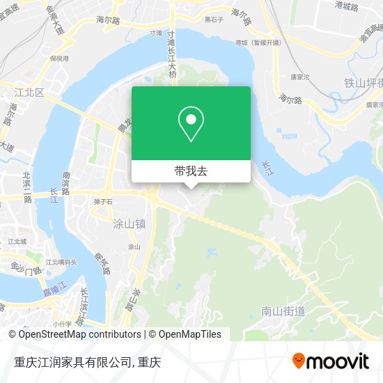 重庆江润家具有限公司地图