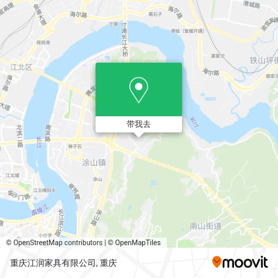 重庆江润家具有限公司地图