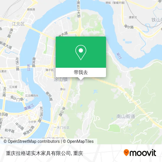 重庆拉格诺实木家具有限公司地图