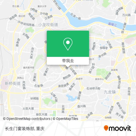 长生门窗装饰部地图
