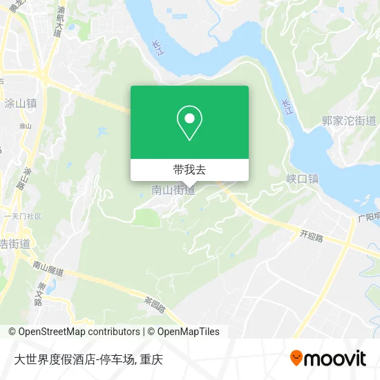 大世界度假酒店-停车场地图