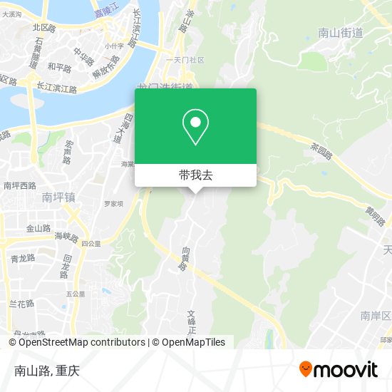 南山路地图