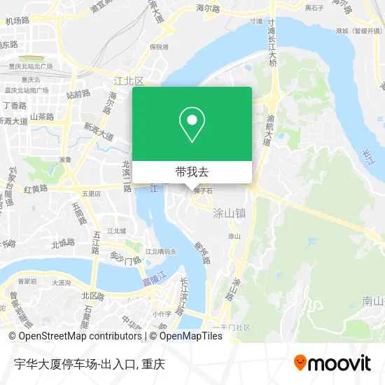 宇华大厦停车场-出入口地图
