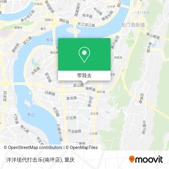 洋洋现代打击乐(南坪店)地图