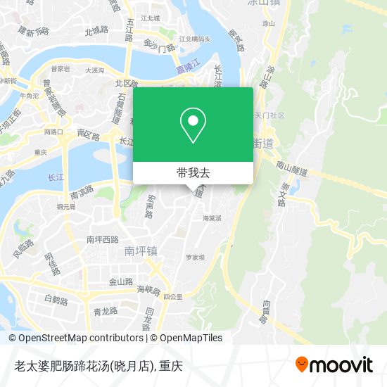 老太婆肥肠蹄花汤(晓月店)地图