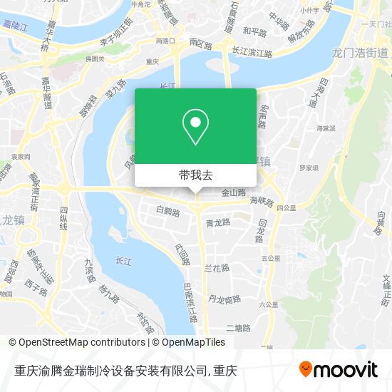 重庆渝腾金瑞制冷设备安装有限公司地图