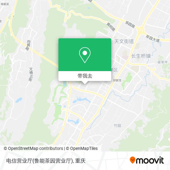 电信营业厅(鲁能茶园营业厅)地图