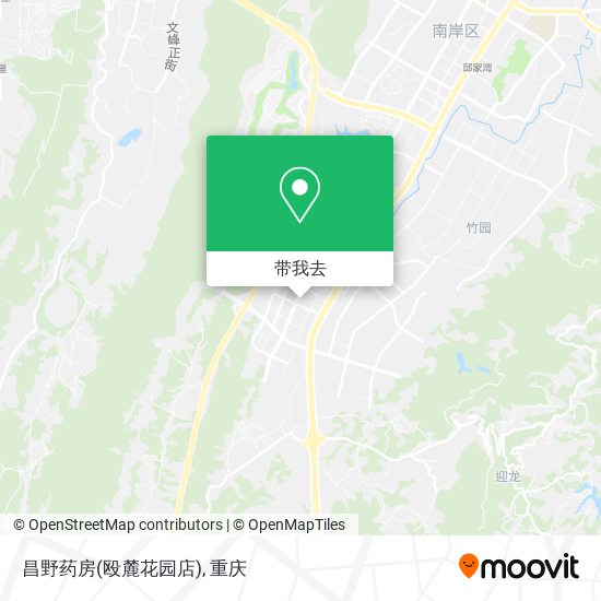 昌野药房(殴麓花园店)地图
