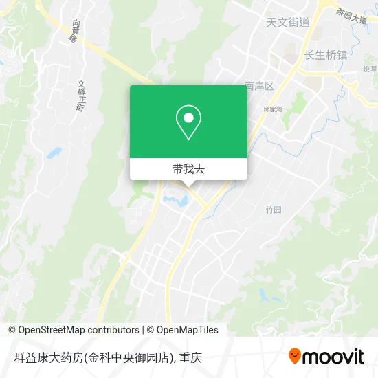 群益康大药房(金科中央御园店)地图