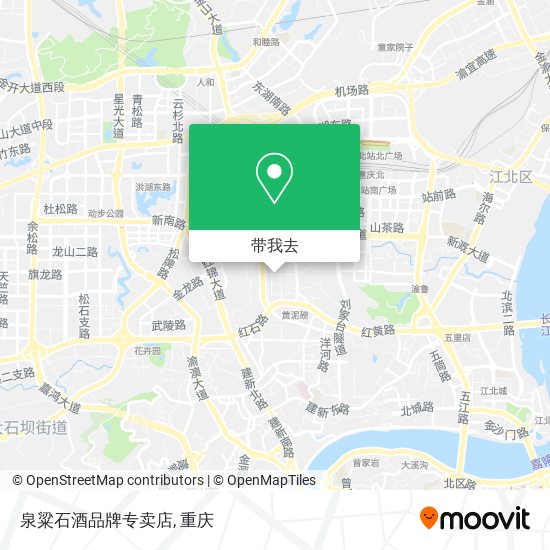 泉粱石酒品牌专卖店地图