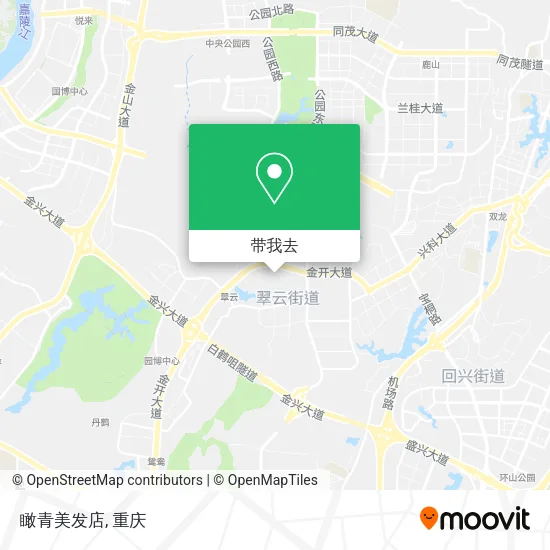 瞰青美发店地图