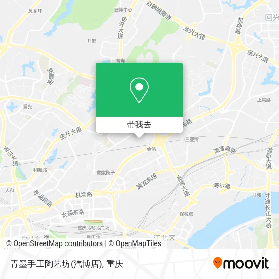 青墨手工陶艺坊(汽博店)地图