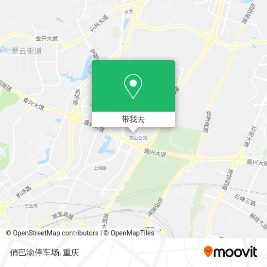 俏巴渝停车场地图