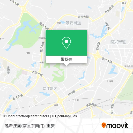 逸翠庄园(南区东南门)地图