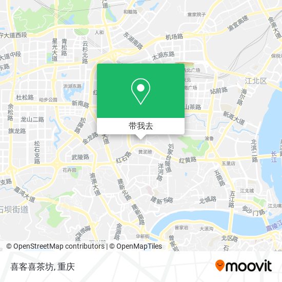 喜客喜茶坊地图